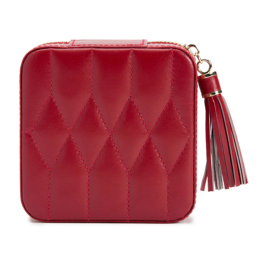 Wolf Caroline Zip Travel Case in Red 329972 “Online Exclusive” Jewellery Storage Wolf