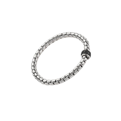 Eka 18ct White Gold Black Diamond Flex'it Bracelet 70405BX_PN_B_X1X Bracelet Fope Small  