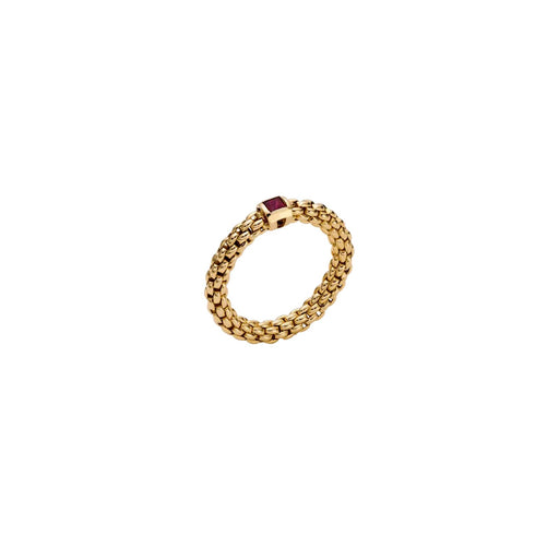 Souls 18ct Yellow Gold Flex'it Ruby Ring 09E08AX_B4_G_XGX Ring Fope S  