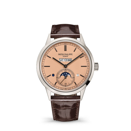 Patek Philippe Grand Complications In-Line Perpetual Calendar, Opaline Rose Gilt Dial 5236P-010 Watches Patek Philippe