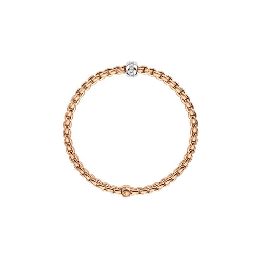 Eka 18ct Rose & White Gold Diamond Flex'it Bracelet 73301BX_BB_R_XBX Bracelet Fope