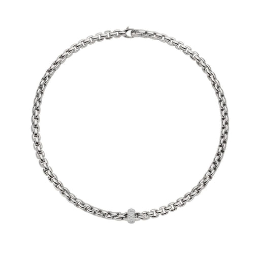 Eka 18ct White Gold Pavé Diamond Necklace 70705CX_PB_B_XBX Necklace Fope