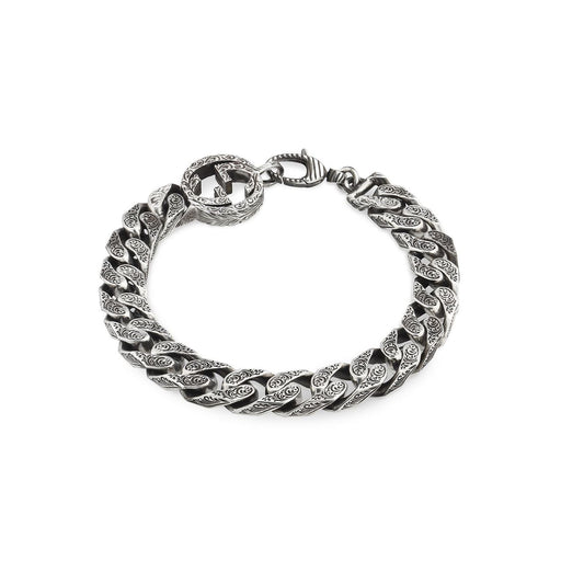 Gucci Interlocking Silver Chain Bracelet YBA454285001 Bracelet Gucci 20cm  