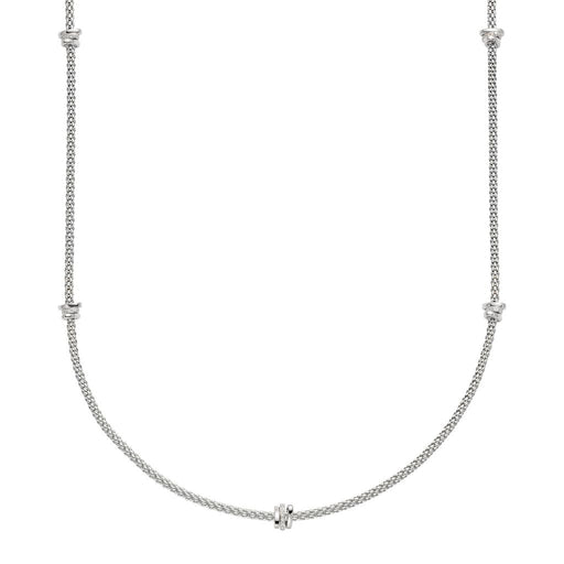 Prima 18ct White Gold Diamond Long Necklace 74408C5_BB_B_BBB Necklace Fope   