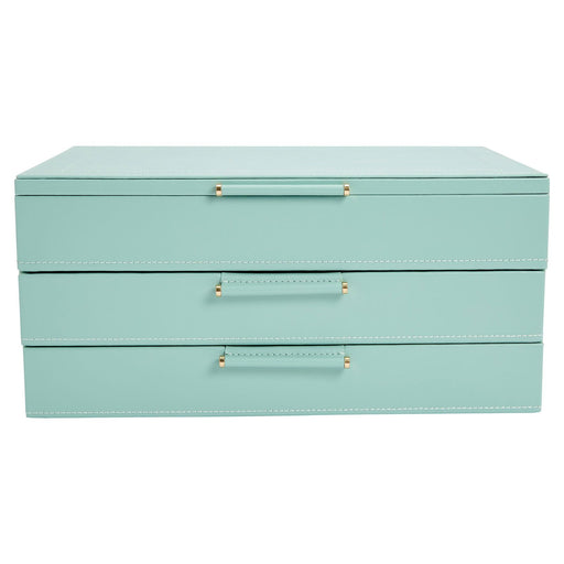 Wolf Sophia Jewellery Box with Draws in Jade Green 392030 “Online Exclusive” Jewellery Storage Wolf