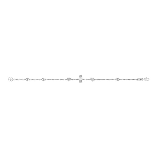 Gucci Icon 18ct White Gold Star Bracelet YBA729383002 Bracelet Gucci   