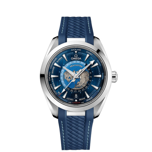 Seamaster Aqua Terra 150m Co-Axial Master Chronometer GMT Worldtimer 43mm 220.12.43.22.03.001 Watches Omega   