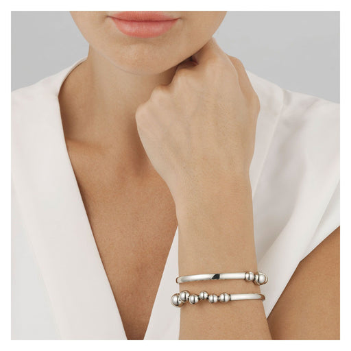 Georg Jensen MOONLIGHT GRAPES Silver Double Bangle 20000659 Bangle Georg Jensen   