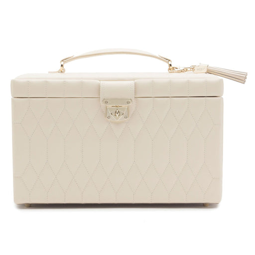 Wolf Caroline Large Jewellery Case in Ivory 329653 “Online Exclusive” Jewellery Storage Wolf
