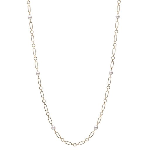 Mikimoto M Code Akoya Cultured Pearl Necklace in 18ct Yellow Gold - PP20552K Necklace Mikimoto   