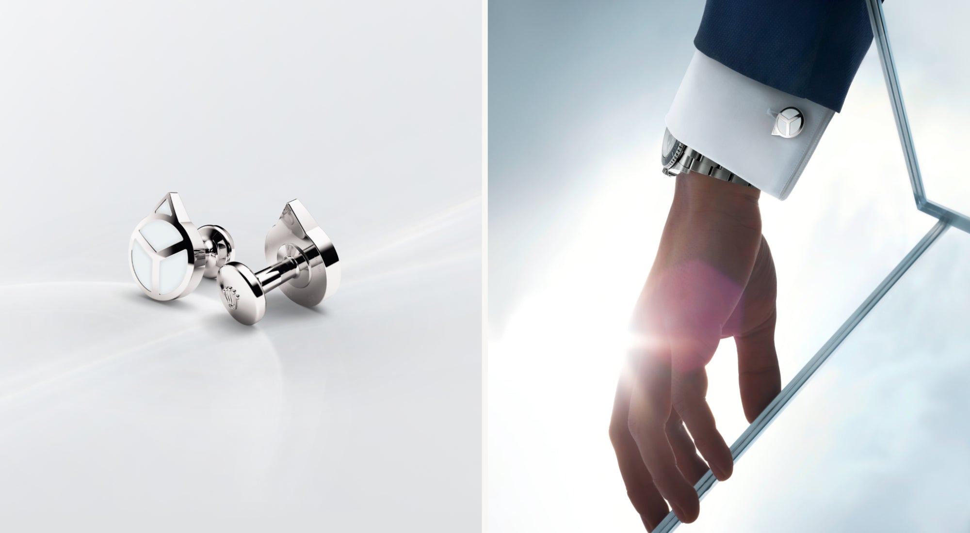 Hand’ cufflinks Always shining