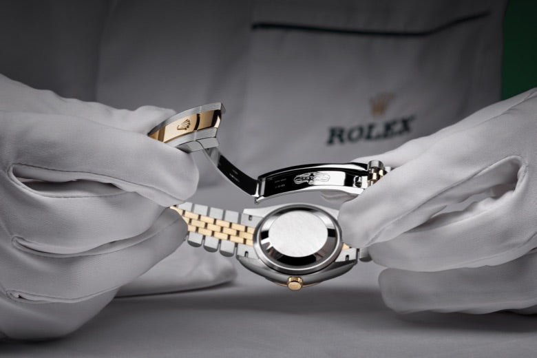 Rolex watch servicing procedure at Michael Spiers