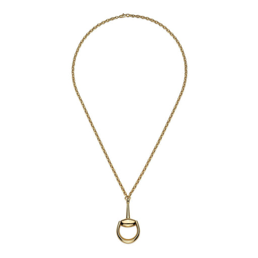 Gucci Horsebit 18ct Yellow Gold Long Chain Necklace YBB796823001 Necklace Gucci