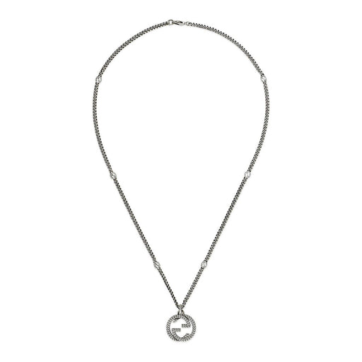 Gucci Interlocking Silver Necklace YBB678651001 Necklace Gucci   