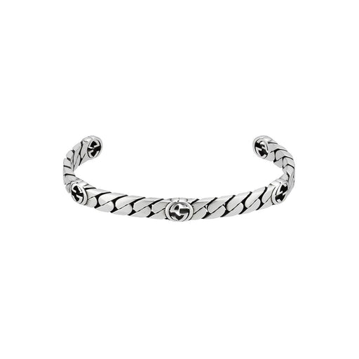 Gucci Interlocking Silver Bangle YBA661526001 Bangle Gucci   