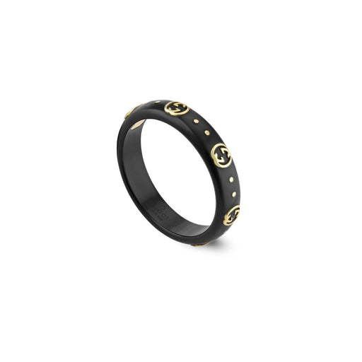 Gucci Icon Ring With Yellow Gold Interlocking G - YBC679262001
