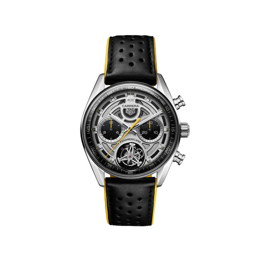 Carrera Chronograph Tourbillon X Porsche Panamerica Calibre TH20-09 42mm CBS5012.FC6571 Watches Tag Heuer   