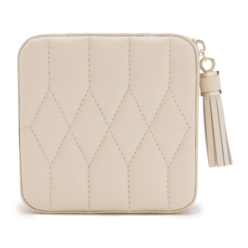 Wolf Caroline Zip Travel Case in Ivory 329953 “Online Exclusive” Jewellery Storage Wolf