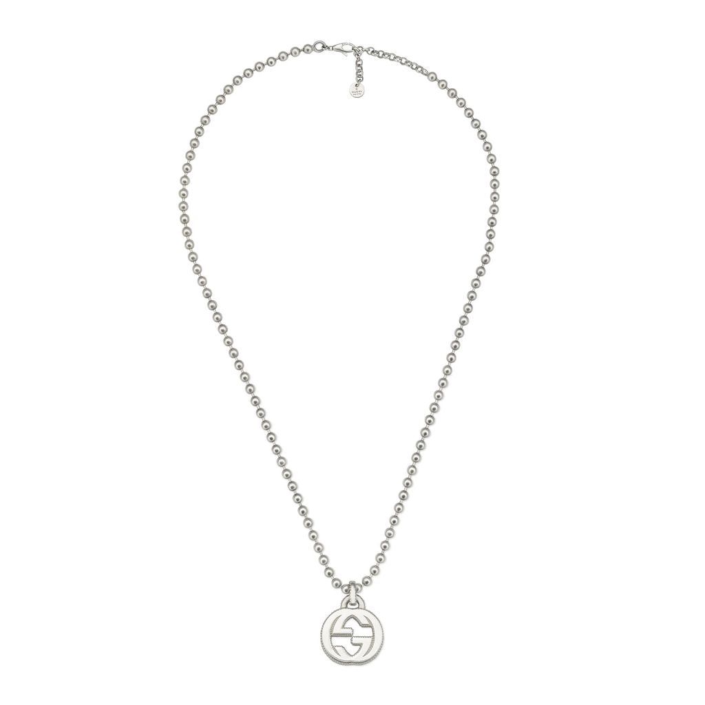 Gucci necklace interlocking g best sale