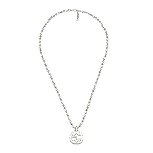 Gucci Interlocking G Necklace in Silver YBB479217001 Necklace Gucci   