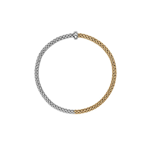 Prima 18ct Yellow & White Gold Diamond Flex'it Bracelet 01M08B2_BB_2_XBX Bracelet Fope