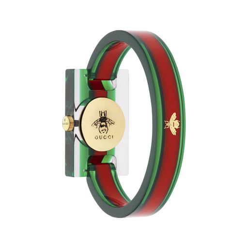 Gucci Plexiglass Ladies Fashion Watch YA143501