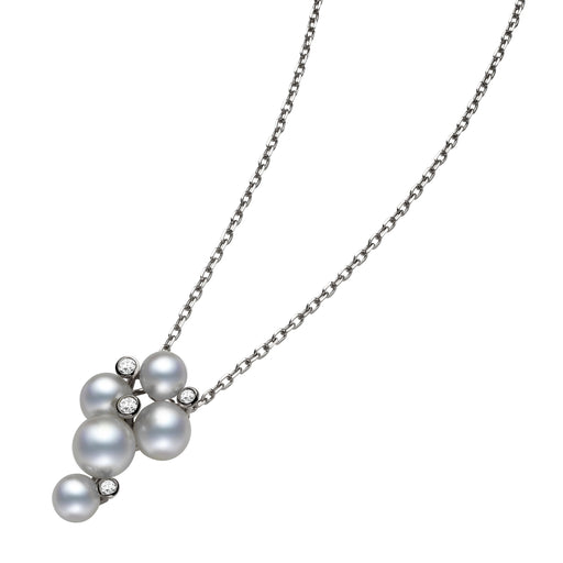 Mikimoto Bubble 18ct White Gold Akoya Pearl Pendant PP20202DW Necklace Mikimoto   