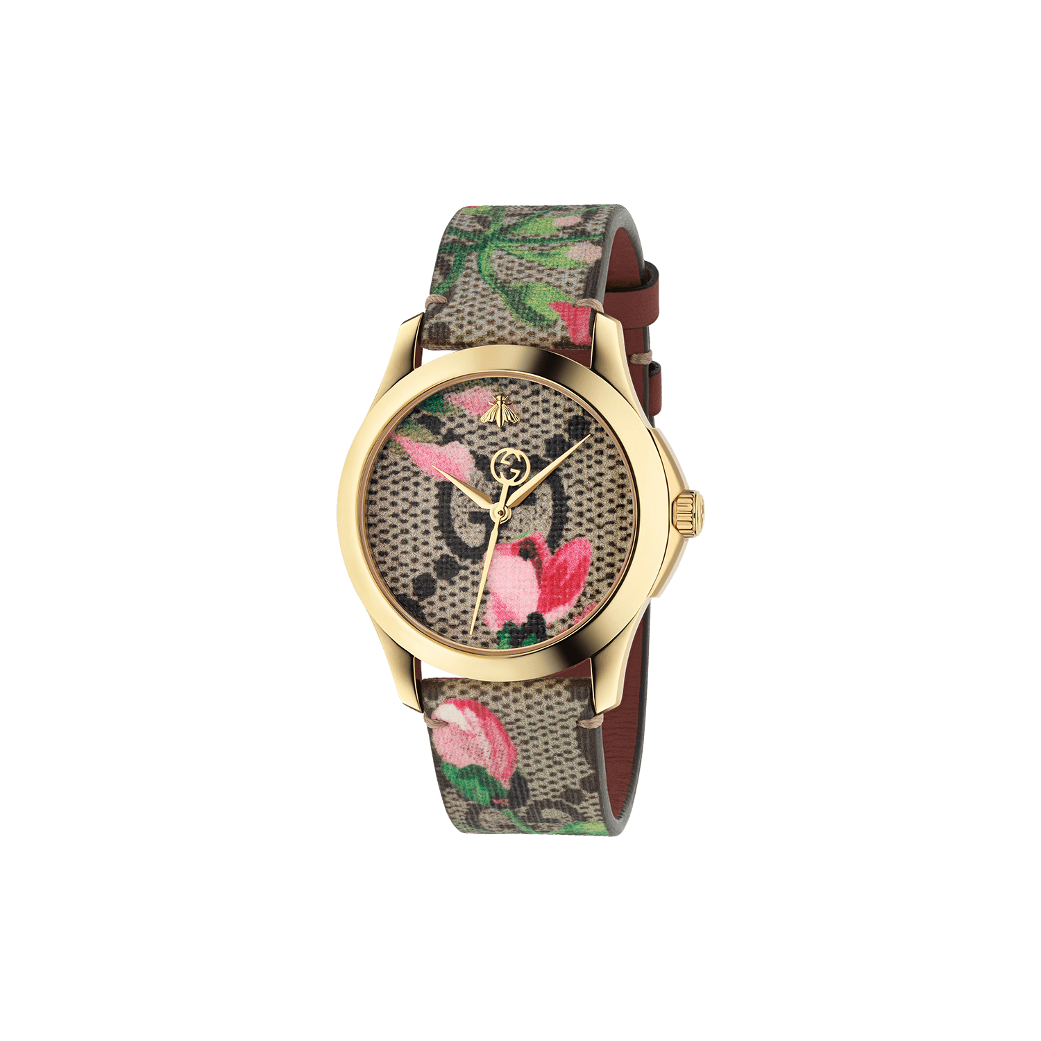 Gucci G Timeless Blooms Watch Ladies 38mm YA1264038