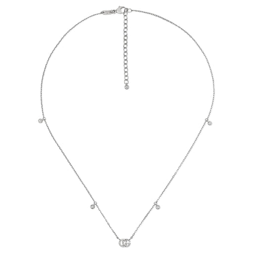 Gucci GG Running 18ct Gold Diamond Necklace YBB479231001 Necklace Gucci   