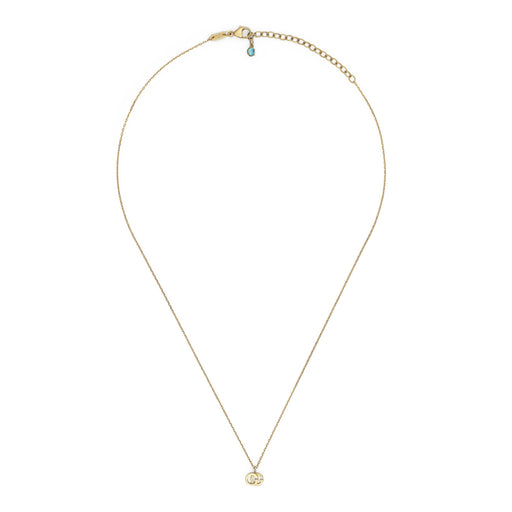 Gucci GG Running 18ct Gold Necklace With Topaz Gem YBB48163800100U Necklace Gucci   