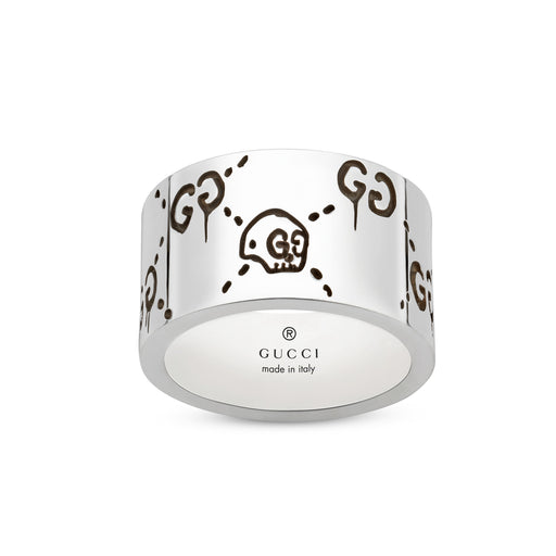 Gucci Ghost Silver Ring 12mm YBC455319001 Ring Gucci 20  