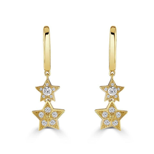 Michael Spiers Star Collection 18ct Yellow Gold Diamond Earrings .29ct Earrings Michael Spiers   