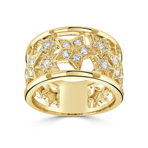 Michael Spiers Stars Collection 18ct Yellow Gold Diamond Ring .60ct Ring Michael Spiers   