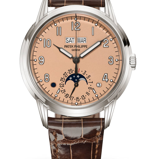Patek Philippe Grand Complications Annual Calendar & Moon Phases, Opaline Rose Gilt Dial 5320G-011 Watches Patek Philippe   