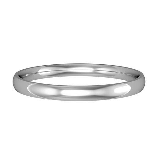 Platinum Classic Court Style Wedding Ring - 2mm Ring Michael Spiers   