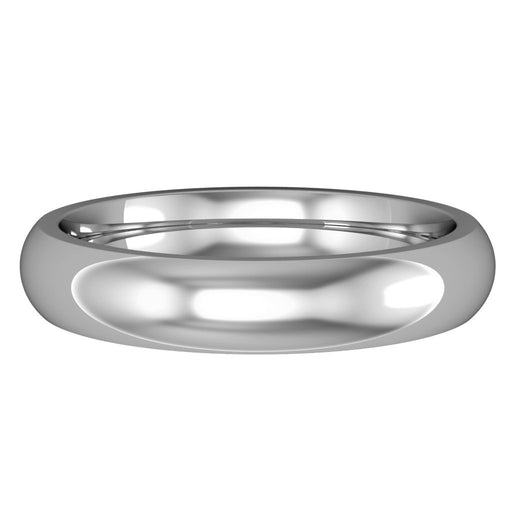 Platinum Premium Court Style Wedding Ring - 4mm Ring Michael Spiers   