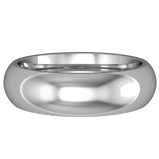 Platinum Premium Court Style Wedding Ring - 6mm Ring Michael Spiers   