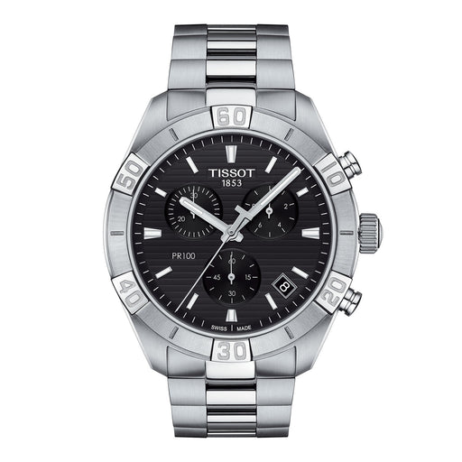 Tissot PR 100 Sport Gent Chronograph Quartz 44mm T1016171105100 Watches Tissot   