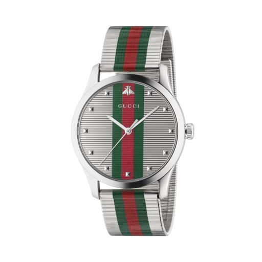 Gucci G-Timeless House Web Stripe 42mm Watch YA126284 Watches Gucci   