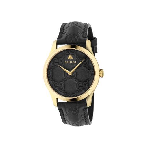 Gucci G Timeless 38mm Leather Dial Watch YA1264034A