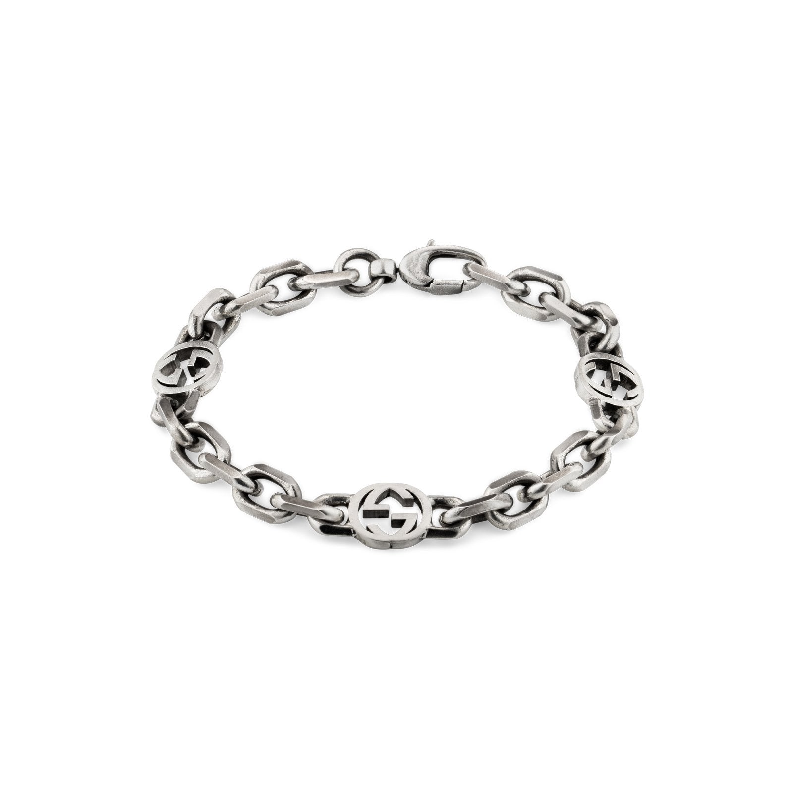 Gucci Interlocking G Silver Bracelet YBA620798001