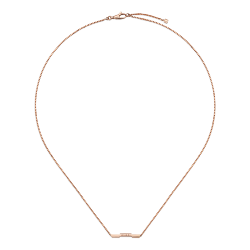 Gucci Link To Love 18ct Rose Gold Necklace YBB662108002 Necklace Gucci   