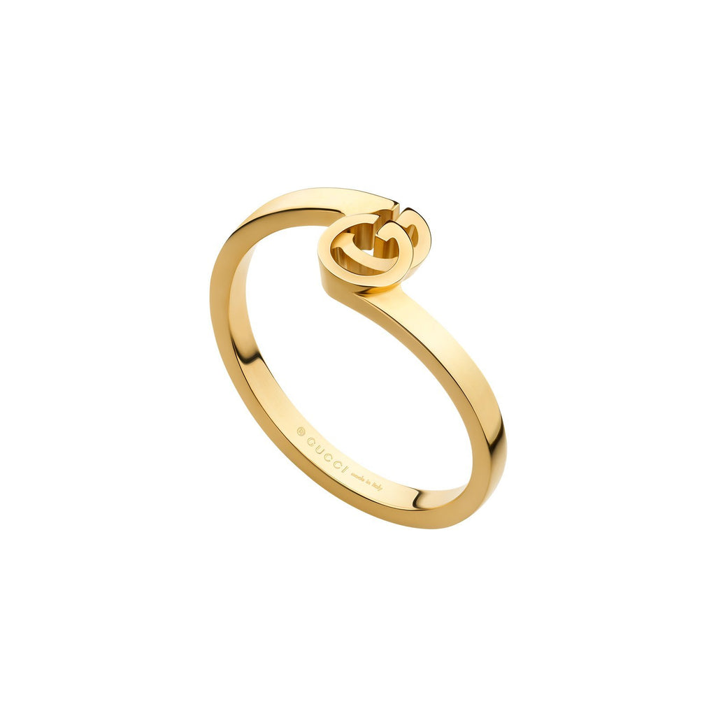 Gucci GG Running 18ct Yellow Gold Ring YBC457122002