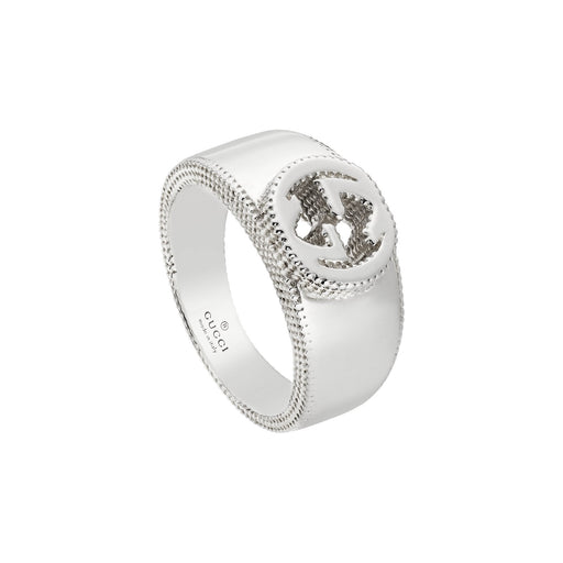 Gucci Interlocking G Silver Ring YBC479228001