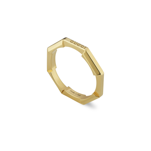 Gucci Link To Love 18ct Yellow Gold Ring YBC662194001 Ring Gucci   